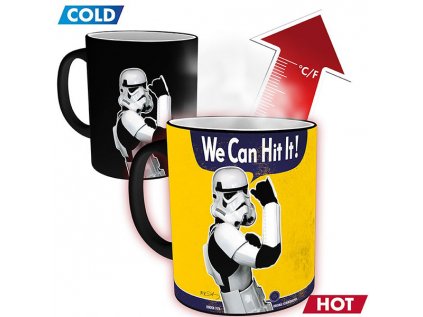 Star Wars Stormtrooper We Can Hit Them! Heat Change Šálka