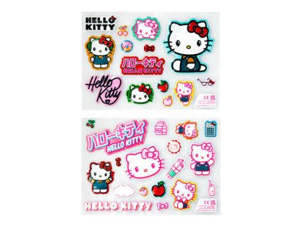 Hello Kitty Puffy Nálepky Sada 32 ks