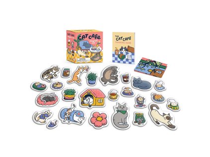 Cat Cafe Magnet Set: Meow! Miniature Editions