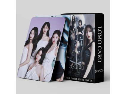 AESPA - Synk Hyper Line LOMO Cards 55 ks Zberateľské karty