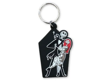 Nightmare Before Christmas Jack & Sally Coffin Kľúčenka