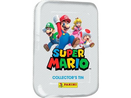 Panini Super Mario TCG Zberateľské karty - plechová krabička (pocket)