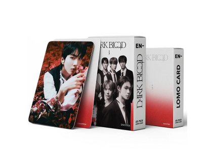 Enhypen Dark Blood LOMO Cards 55 ks Zberateľské karty