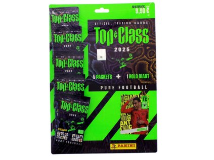 Futbalové karty Panini Top Class 2025 Multipack
