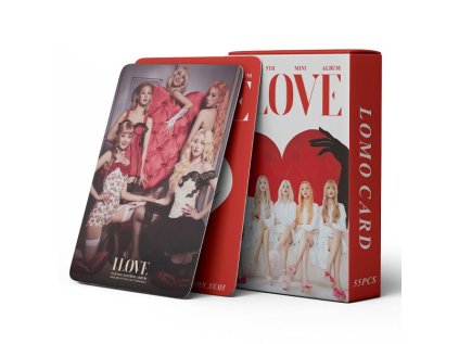 (G)I-DLE I Love Nxde LOMO Cards 55 ks Zberateľské karty
