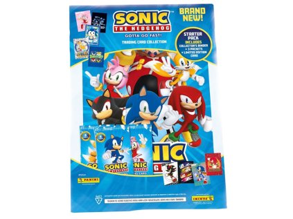 Panini Sonic The Hedgehog zberateľské karty Starter Set