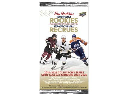 Hokejové karty Upper Deck 2024/2025 Tim Hortons Retrospective Rookies Hockey Hobby Booster