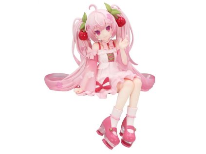 Hatsune Miku Noodle Stopper PVC Statue Sakura Miku 2025 14 cm