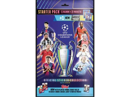Topps Champions League 2025 Samolepky Starter Pack