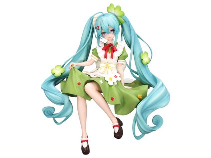 Hatsune Miku Noodle Stopper PVC Statue Flower Fairy Clover 15 cm