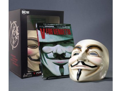 V for Vendetta Deluxe Collector Set Book and Mask (New Edition)