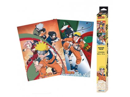 Naruto Shippuden Team 7 Posters 2-Pack 52 x 38 cm