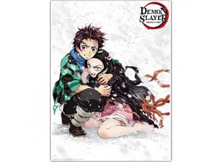 Demon Slayer Tanjiro & Nezuko Snow Poster 91,5 x 61 cm