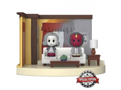 Funko POP! Mini Moments WandaVision: 1966s Wanda & Vision Special Edition