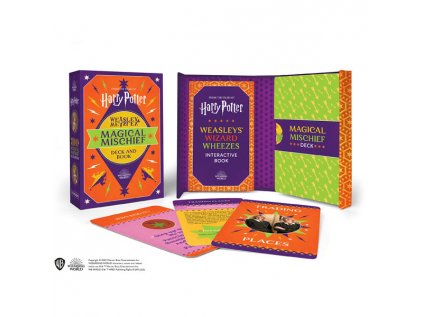Harry Potter Weasley and Weasley Magical Mischief Deck and Book