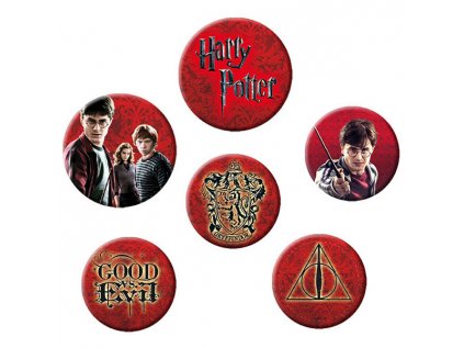 Harry Potter Icon Pack Odznaky 6-Pack