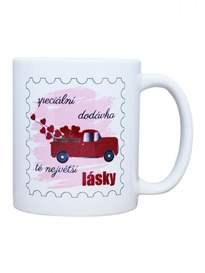 Keramický hrnek s potiskem známka z lásky