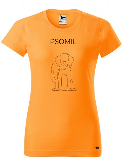 Dámské tričko s potiskem - Psomil
