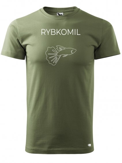 Pánské tričko s potiskem - Rybkomil
