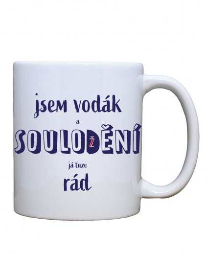 Keramický hrnek s potiskem soulodění