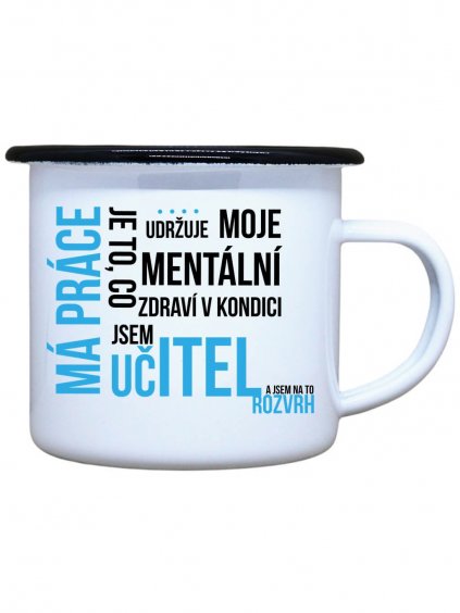 Plecháček s potiskem Má práce učitel