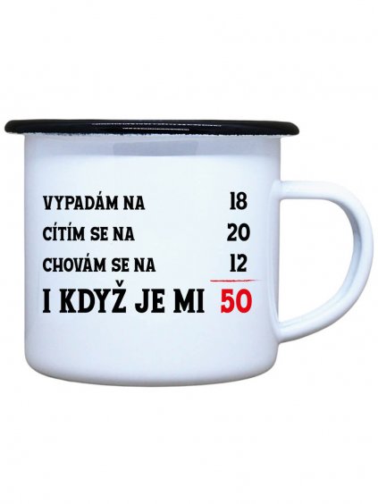 Plecháček s potiskem je mi 50