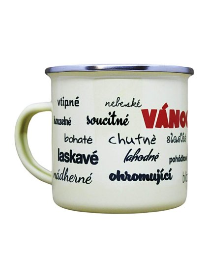 Vánoční plecháček s potiskem