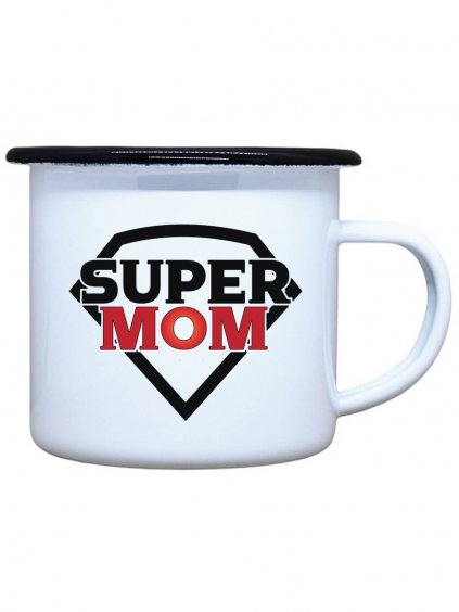 Plecháček s potiskem Super mom