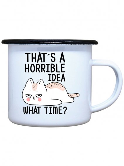 Plecháček s potiskem What time