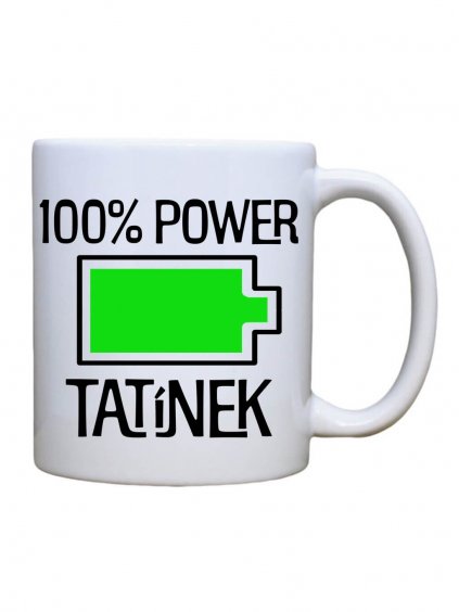 Keramický hrnek s potiskem 100% tatínek