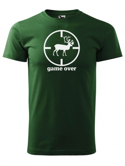 Pánské tričko s potiskem Game over