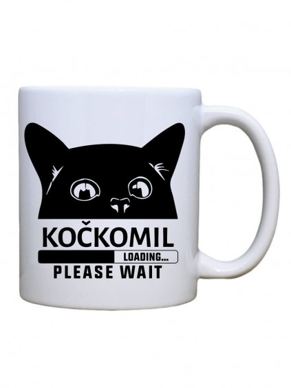 Keramický hrnek s potiskem Kočkomil loading