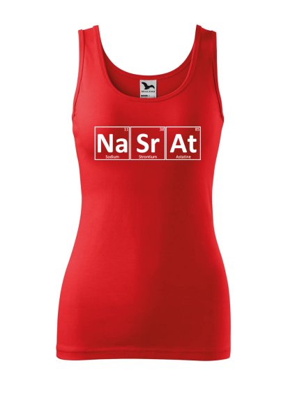 Dámské tílko s potiskem Na Sr At