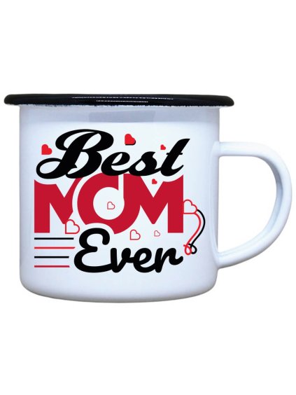 Smaltovaný plecháček Best mom ever