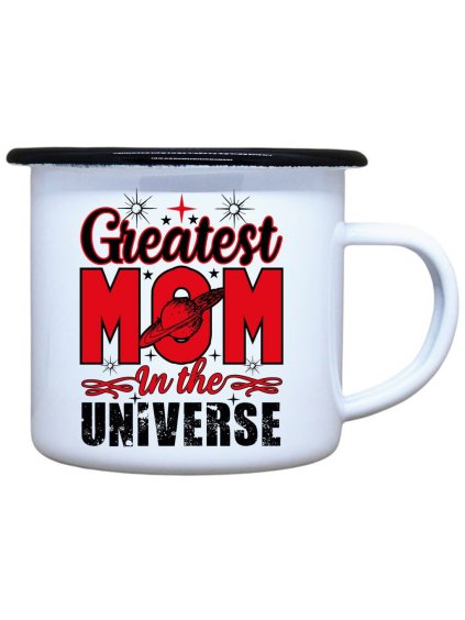 Smaltovaný plecháček Greatest mom