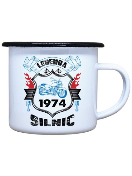 Smaltovaný plecháček Legenda silnic