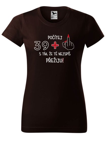 Dámské tričko s potiskem 39+1