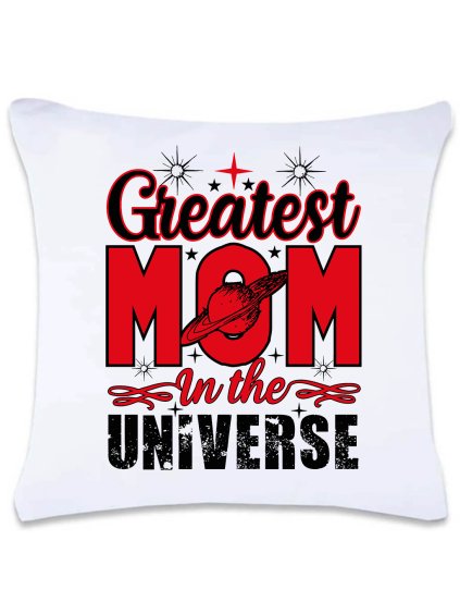 Dekorační polštář s potiskem 40 x 40 cm Greatest mom