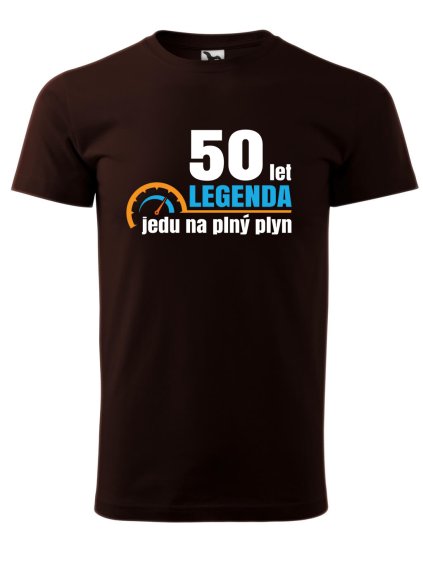 Pánské tričko s potiskem Jedu na plný plyn