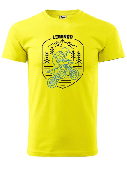 Pánské tričko s potiskem Legenda motokros