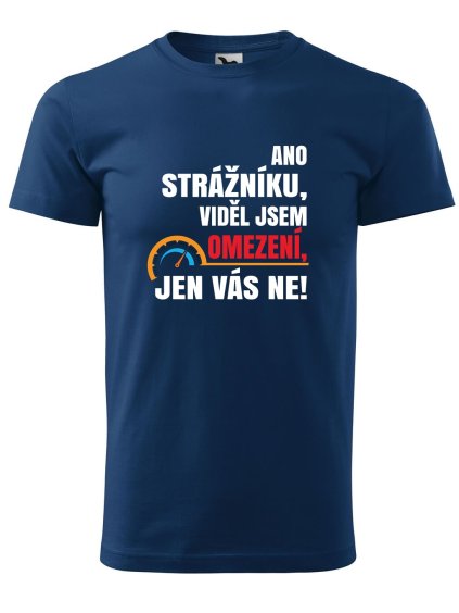 Pánské tričko s potiskem Omezení