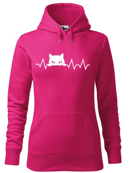 Dámská mikina Tep kočka