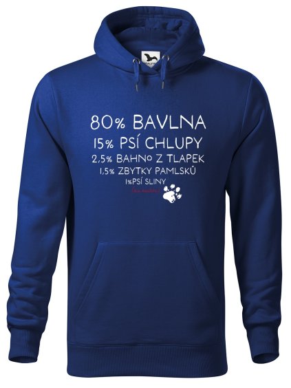Pánská mikina s potiskem Bavlna, chlupy, bahno