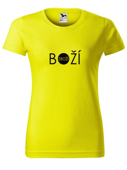 Dámské tričko s potiskem Boží zboží
