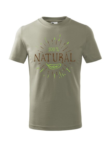 Dětské tričko 100% natural