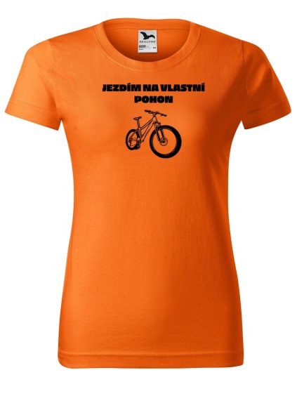 Dámské tričko s potiskem Vlastní pohon