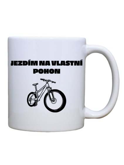 Keramický hrnek s potiskem Vlastní pohon