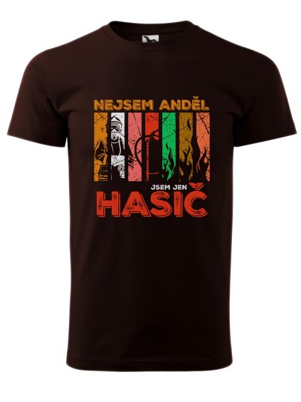 Pánské tričko Hasič anděl