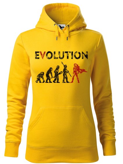 Dámská mikina Evoluce hrdinka