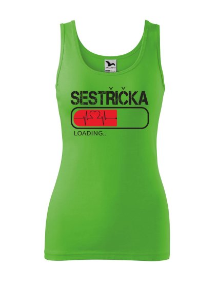 Dámské tílko s potiskem Sestřička loading